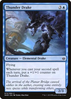 Thunder Drake card from War of the Spark