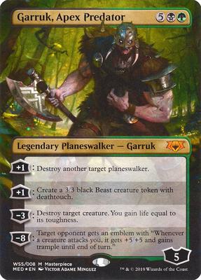 Garruk, Apex Predator card from Mythic Edition: War of the Spark