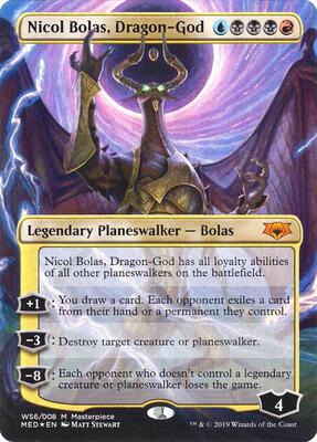 Nicol Bolas, Dragon-God card from Mythic Edition: War of the Spark