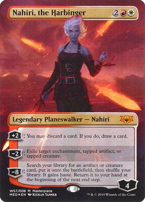 Nahiri, the Harbinger card from Mythic Edition: War of the Spark