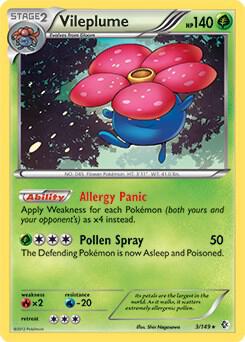 Vileplume - 3/149 (BW Boundaries Crossed) card from Deck Exclusives