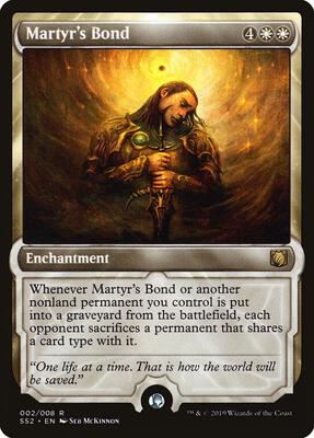 Martyr's Bond card from Signature Spellbook: Gideon
