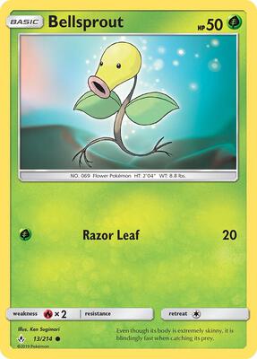 Bellsprout card from SM - Unbroken Bonds