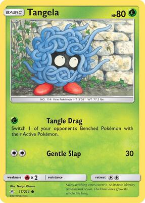 Tangela card from SM - Unbroken Bonds