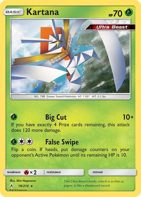 Kartana card from SM - Unbroken Bonds