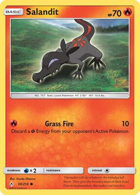 Salandit card from SM - Unbroken Bonds