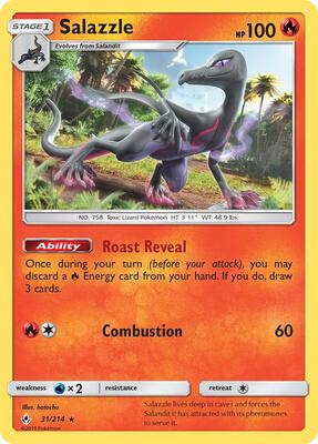 Salazzle card from SM - Unbroken Bonds