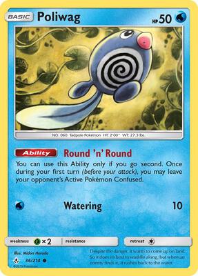 Poliwag (36) card from SM - Unbroken Bonds