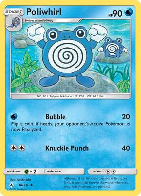 Poliwhirl card from SM - Unbroken Bonds