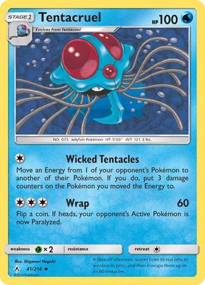 Tentacruel card from SM - Unbroken Bonds