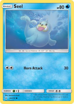 Seel card from SM - Unbroken Bonds