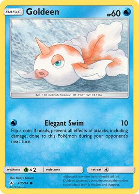 Goldeen card from SM - Unbroken Bonds