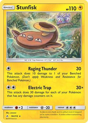Stunfisk card from SM - Unbroken Bonds