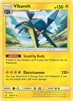 Vikavolt card from SM - Unbroken Bonds