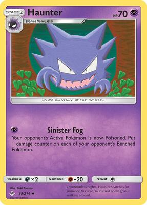 Haunter card from SM - Unbroken Bonds