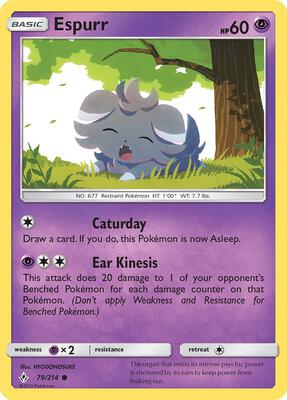 Espurr card from SM - Unbroken Bonds