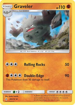 Graveler card from SM - Unbroken Bonds
