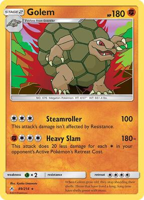 Golem card from SM - Unbroken Bonds