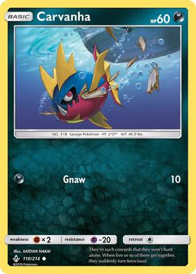 Carvanha card from SM - Unbroken Bonds