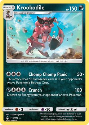 Krookodile card from SM - Unbroken Bonds