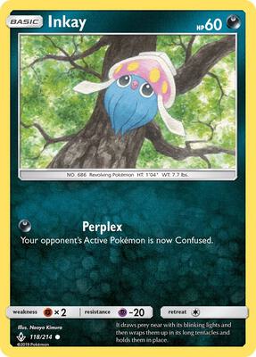 Inkay card from SM - Unbroken Bonds
