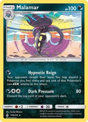 Malamar card from SM - Unbroken Bonds