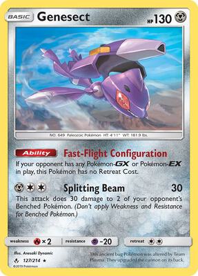 Genesect card from SM - Unbroken Bonds