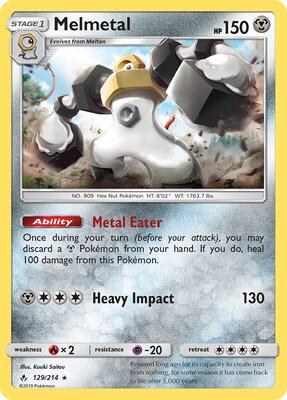 Melmetal card from SM - Unbroken Bonds