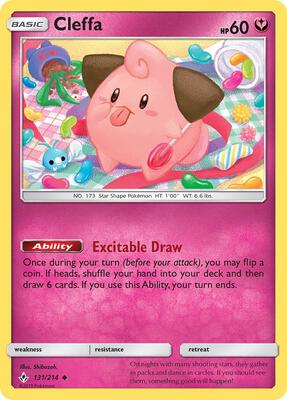 Cleffa card from SM - Unbroken Bonds