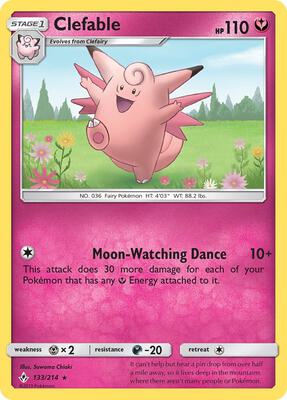 Clefable card from SM - Unbroken Bonds