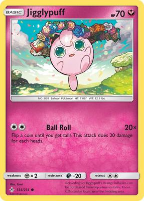 Jigglypuff card from SM - Unbroken Bonds
