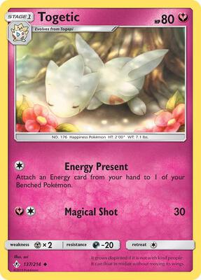 Togetic card from SM - Unbroken Bonds