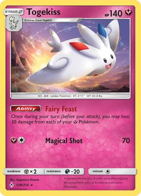 Togekiss card from SM - Unbroken Bonds