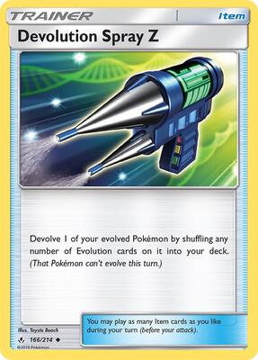 Devolution Spray Z card from SM - Unbroken Bonds