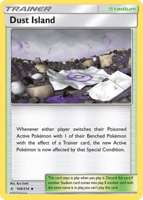 Dust Island card from SM - Unbroken Bonds