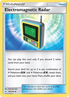 Electromagnetic Radar card from SM - Unbroken Bonds