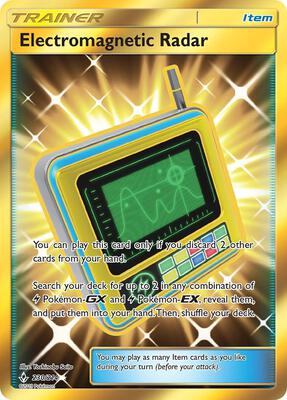 Electromagnetic Radar (Secret) card from SM - Unbroken Bonds