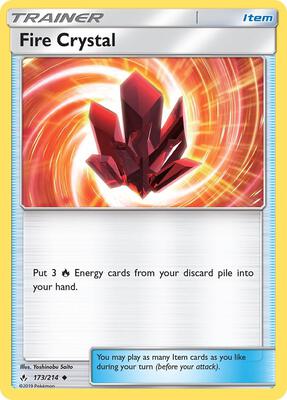 Fire Crystal card from SM - Unbroken Bonds