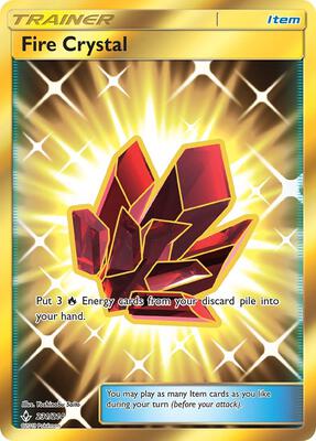 Fire Crystal (Secret) card from SM - Unbroken Bonds