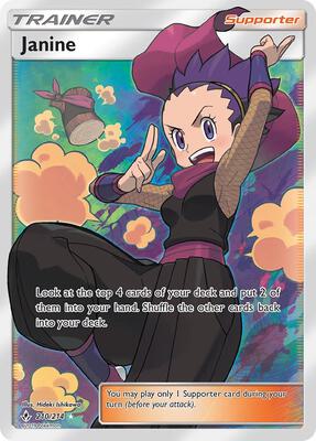 Janine (Full Art) card from SM - Unbroken Bonds