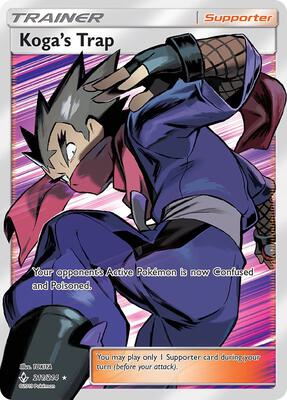Koga's Trap (Full Art) card from SM - Unbroken Bonds