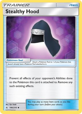 Stealthy Hood card from SM - Unbroken Bonds
