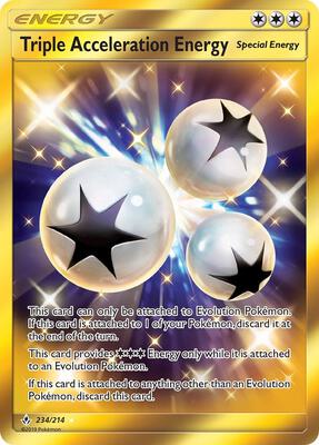 Triple Acceleration Energy (Secret) card from SM - Unbroken Bonds