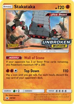 Stakataka - SM180 (Prerelease) [Staff] card from SM Promos