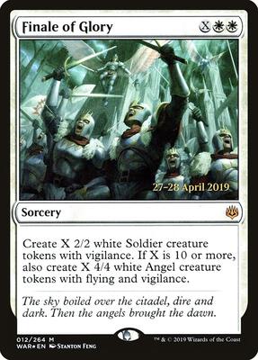 Finale of Glory card from Prerelease Cards