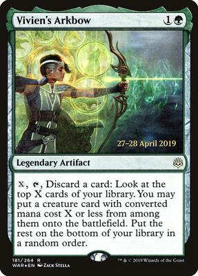 Vivien's Arkbow card from Prerelease Cards