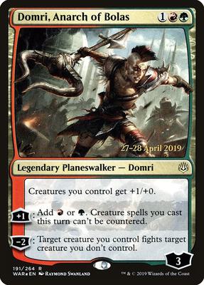 Domri, Anarch of Bolas card from Prerelease Cards
