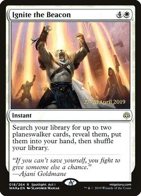 Ignite the Beacon card from Prerelease Cards