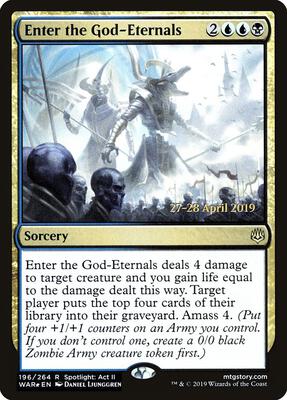 Enter the God-Eternals card from Prerelease Cards