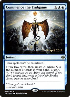 Commence the Endgame card from Prerelease Cards